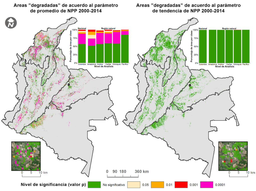 Pasture degradation in Colombia